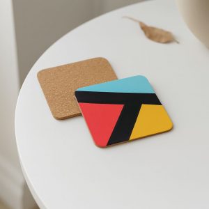 Posavasos artístico color expresivo