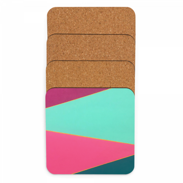 Posavasos Originales Con Patrones De Colores - Imagen 3