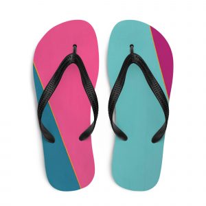 Chanclas de colores intensos para un estilo fresco
