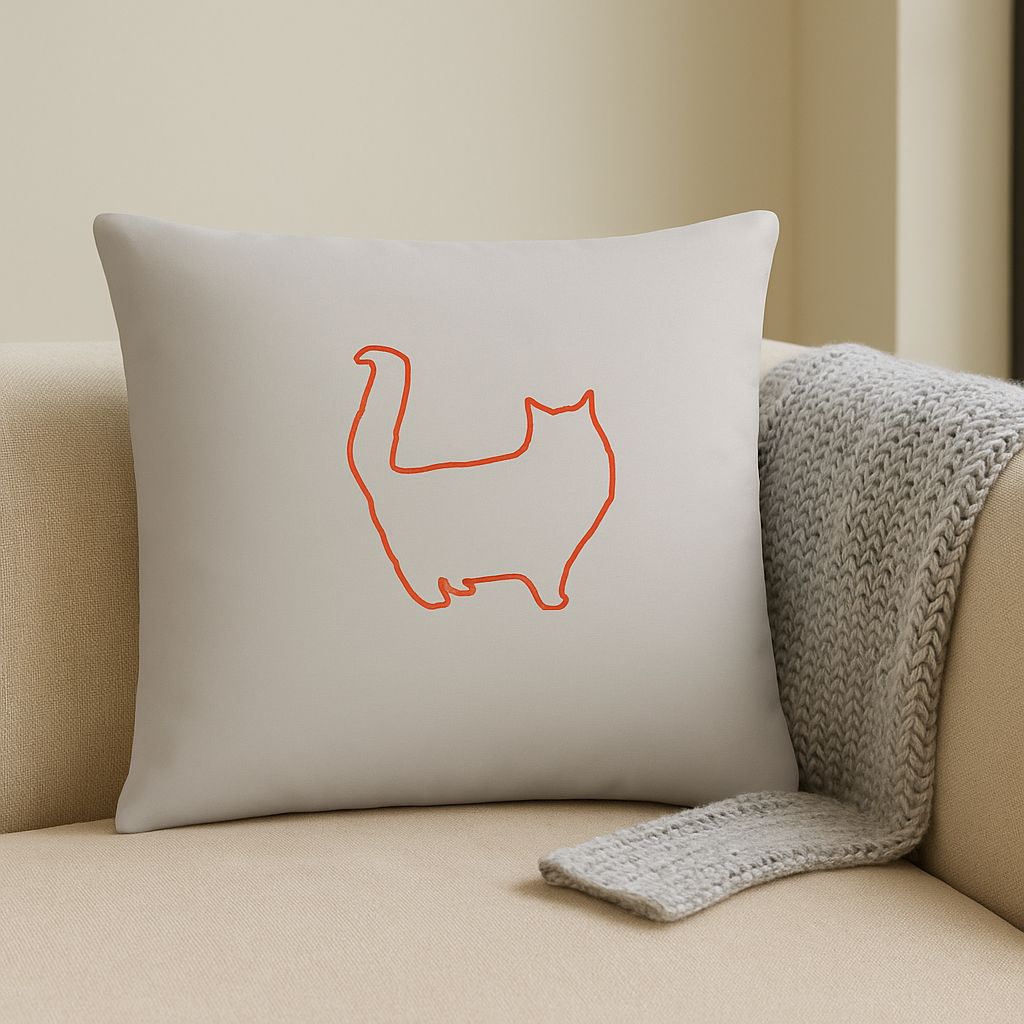 Cojín Gato Esponjoso - Imagen 2