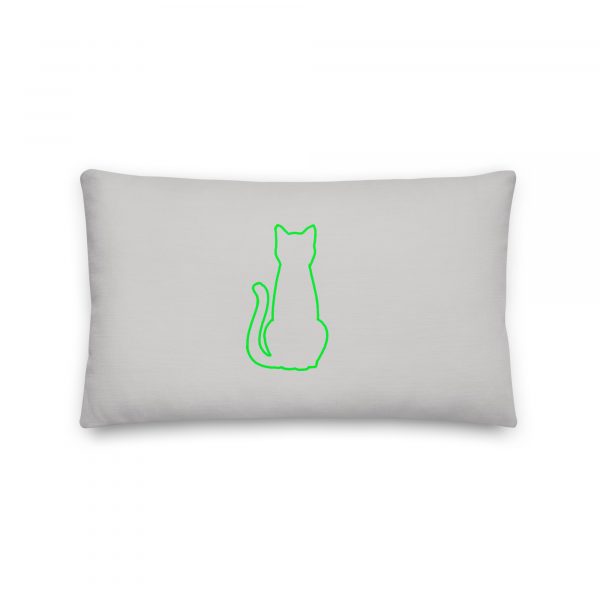 Cojín Gato Verde - Imagen 4