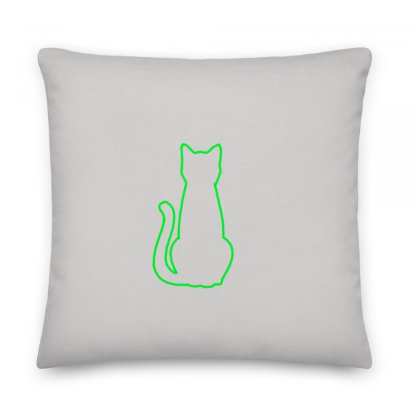 Cojín Gato Verde - Imagen 6