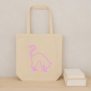 Bolso ecológico – Gato estirándose
