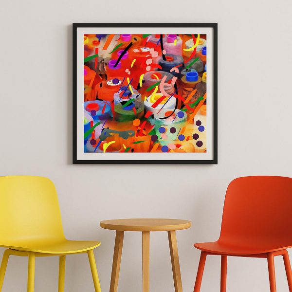 Una explosión de color y ritmo que transforma lo cotidiano en pura expresión visual.