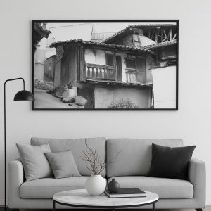 lamina en blanco y negro decoración para salón