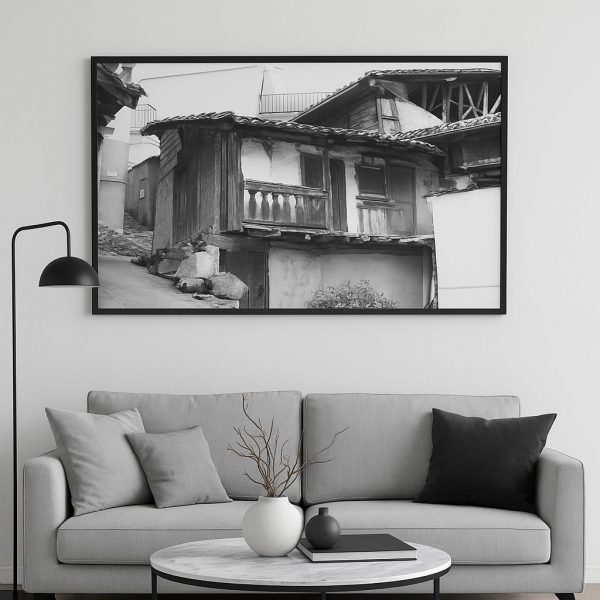 lamina en blanco y negro decoración para salón