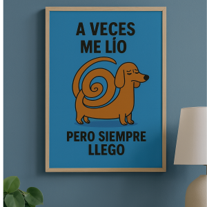 Descarga lámina digital Pomerania 30x40 cm – decoración con arte y humor